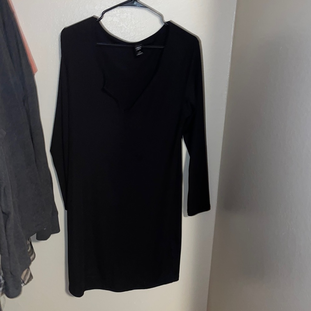 Two dress black one is 1xL tube top rainbow dress is large